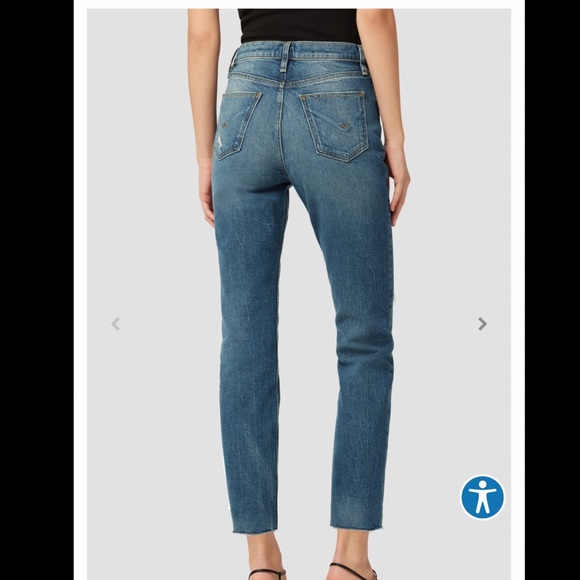 HUDSON Holly High-Rise Straight Crop Jean - Picture 4 of 7